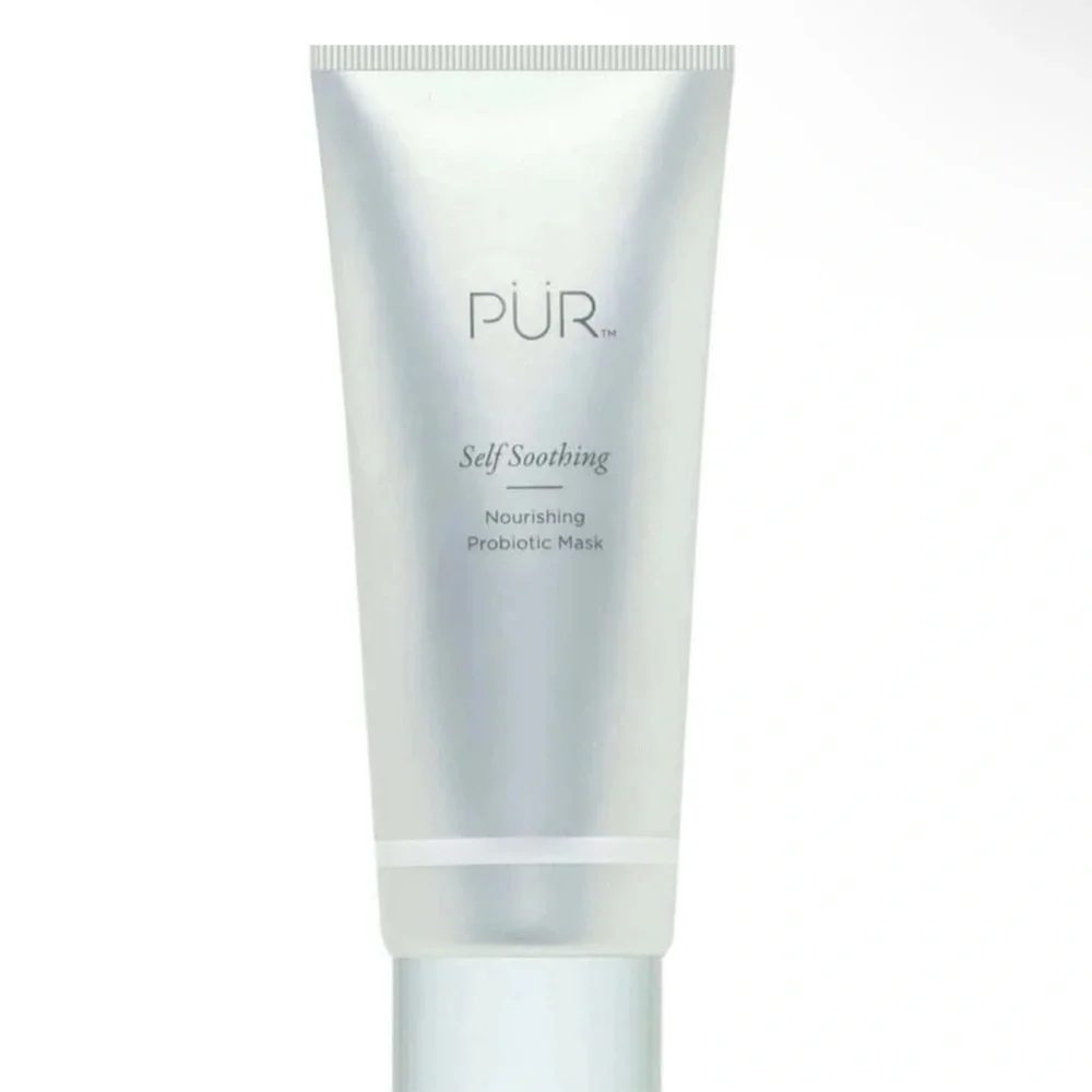 PÜR Self Soothing Nourishing Probiotic Mask - Silver/White-NIB